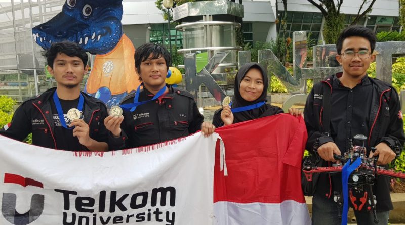 Tim Robotik menjadi juara di Singapura