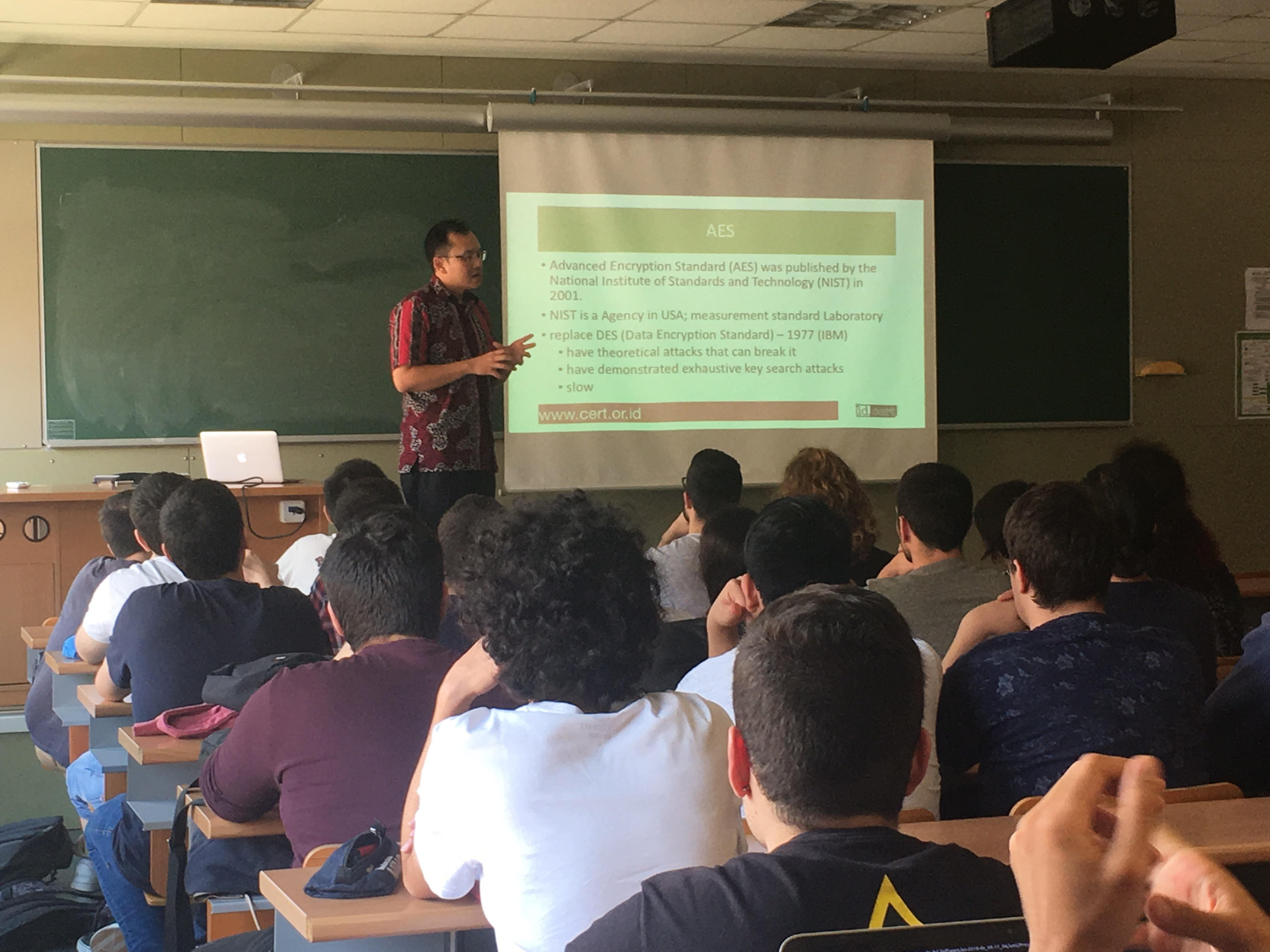 D3 Computer Technology lecturer gave a guest Lecture in Barcelona Spain