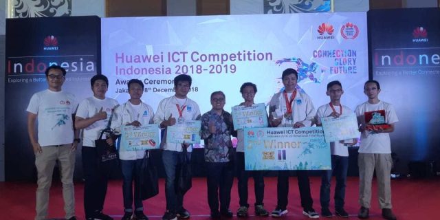 Tim Tel-U berhasil menjadi juara 2 Kompetisi Huawei ICT Competition 2018