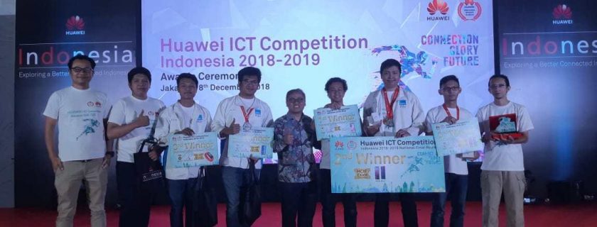 Tim Tel-U berhasil menjadi juara 2 Kompetisi Huawei ICT Competition 2018