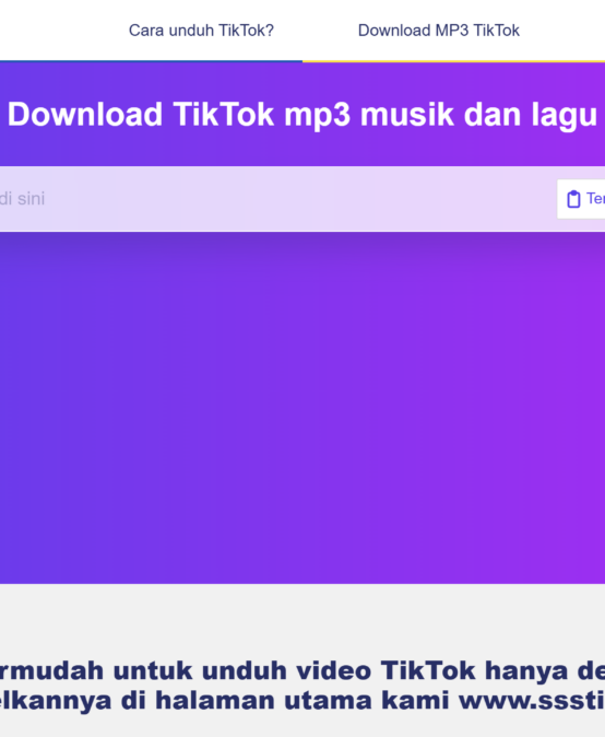 SSSTikTok MP3: Platform untuk Mengunduh Audio TikTok